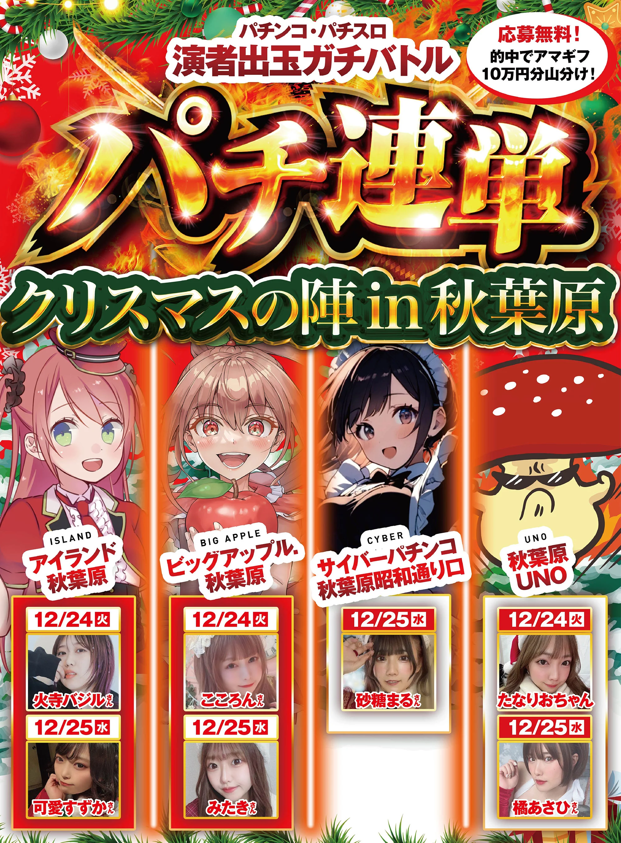 パチンコ・パチスロ演者出玉ガチバトルパチ連単