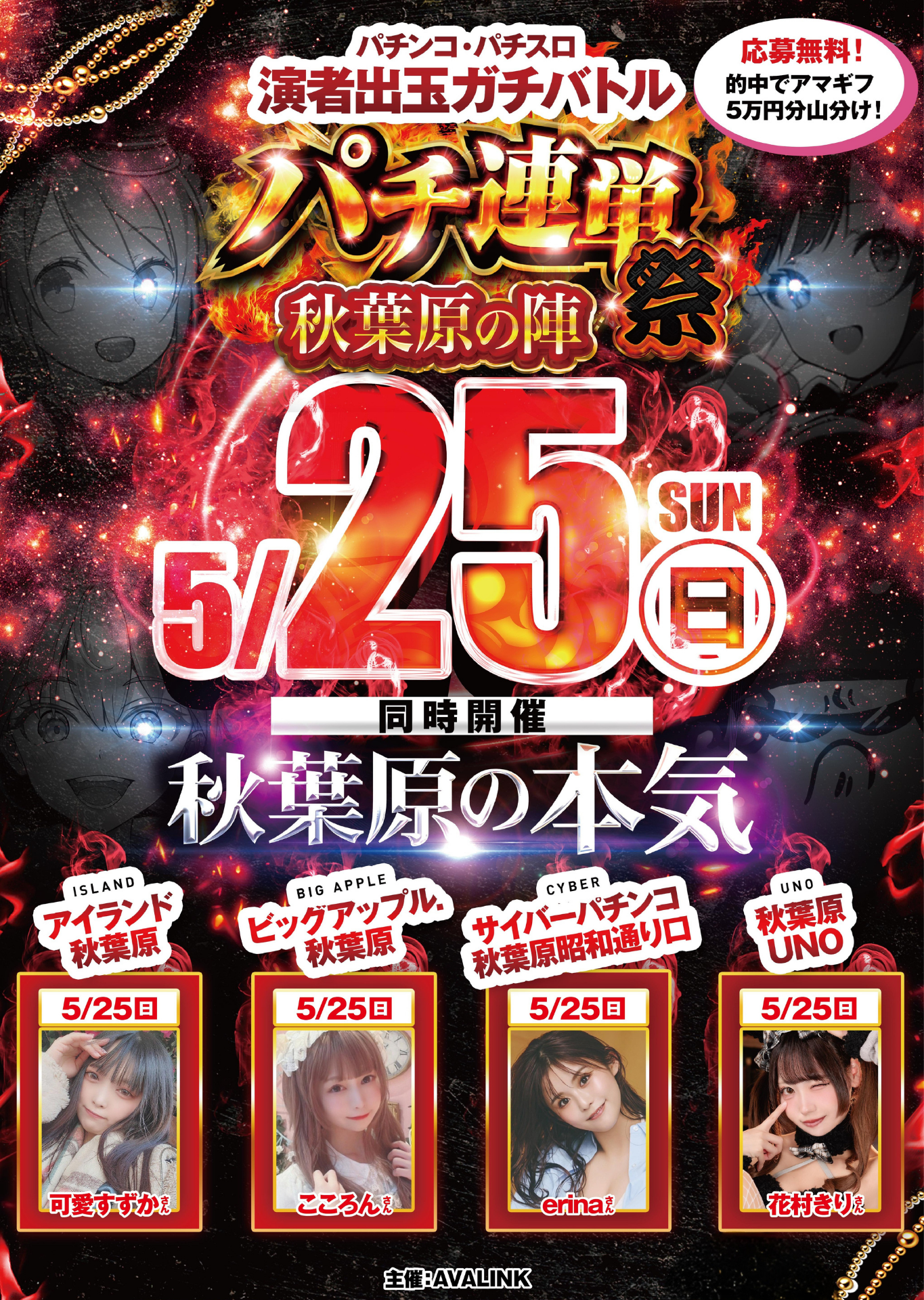 パチンコ・パチスロ演者出玉ガチバトルパチ連単